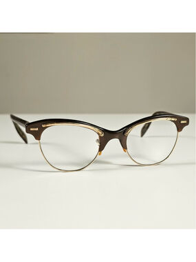 Vintage 50s Shuron Cat Eye Browline Glasses Frames - For Restoration/Parts